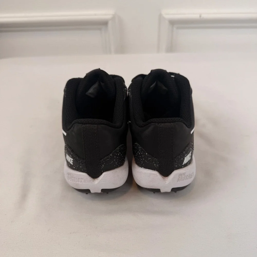 Nike Hyperdiamond 4 Keystone Boys Baseball Softball Cleats Black White